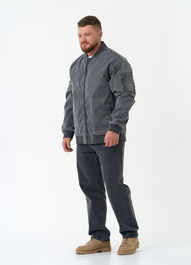 Мужская куртка бомбер  модель № 30492 в рассрочку