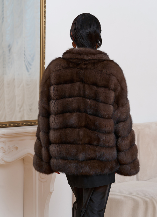 Куртка из баргузинского соболя модель № 29880 в кредит