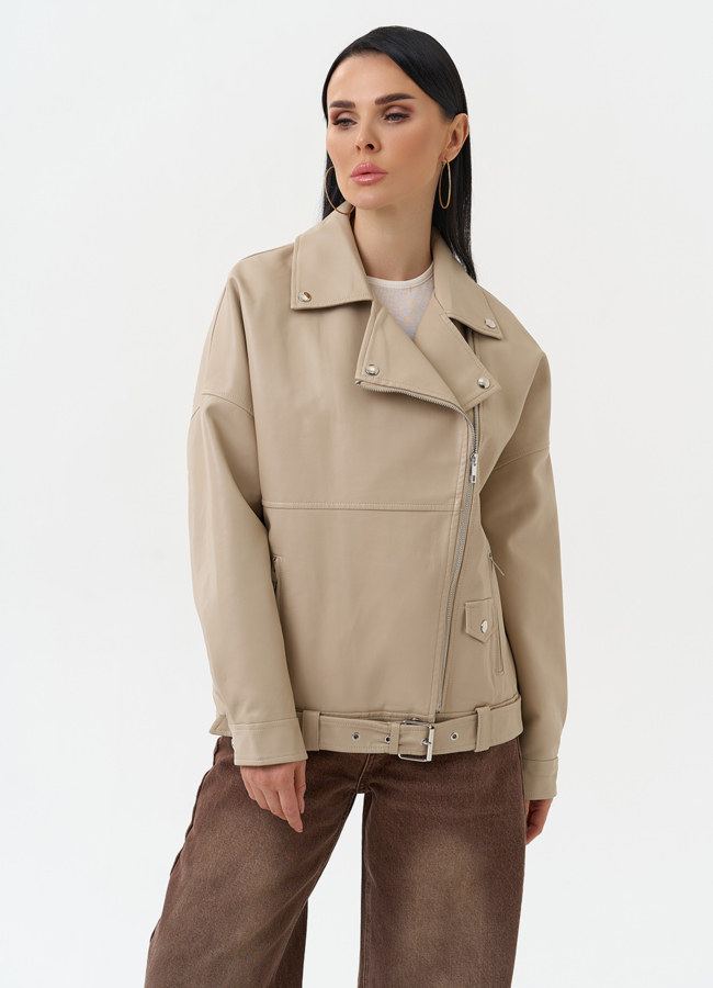 Женская куртка косуха из эко кожи модель № 30294 в кредит