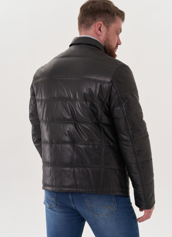 Мужская кожаная куртка "косуха"