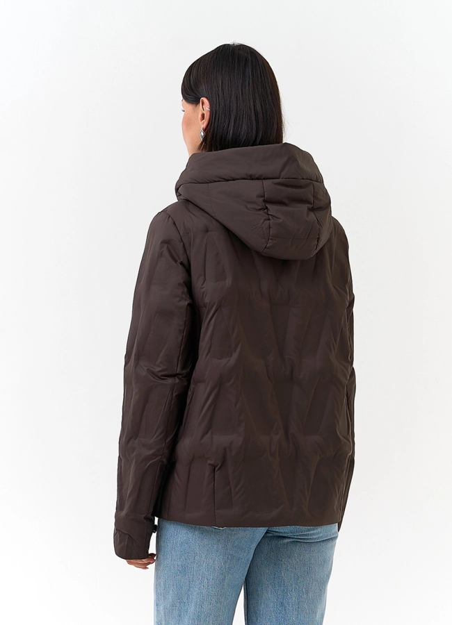 Женская куртка с капюшоном модель № 33790 в кредит