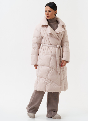 Женский пуховик с капюшоном 