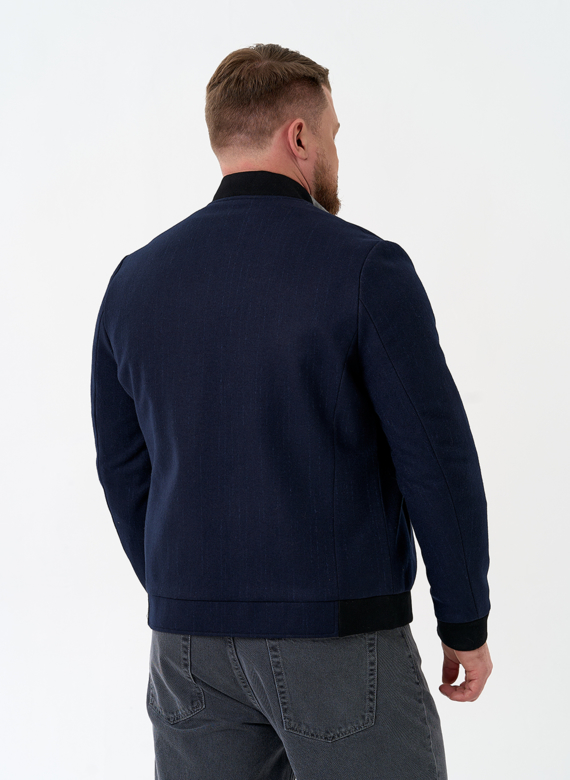 Мужское укороченное пальто бомбер