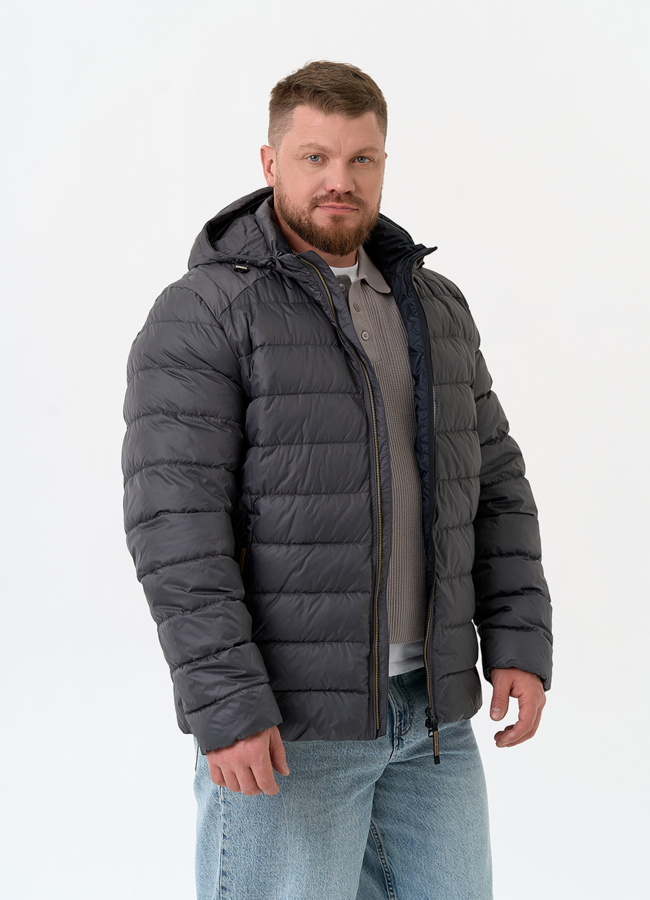 Куртка мужская с капюшоном модель № 32519 универмаг малина