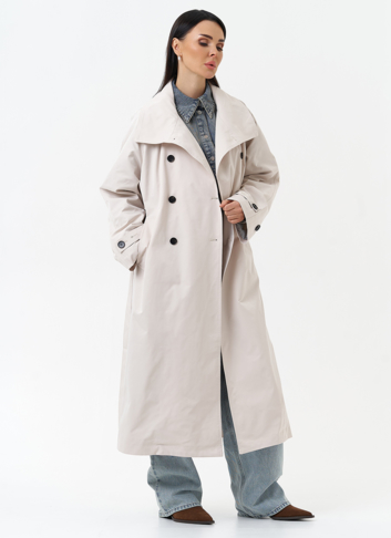 Длинный женский плащ 