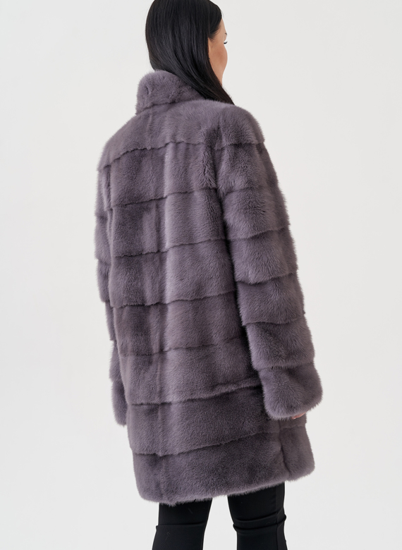 Шуба из норки 