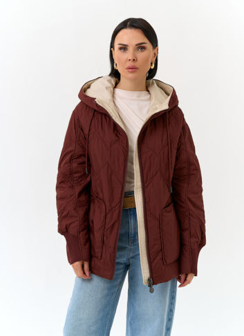 Женская куртка с капюшоном